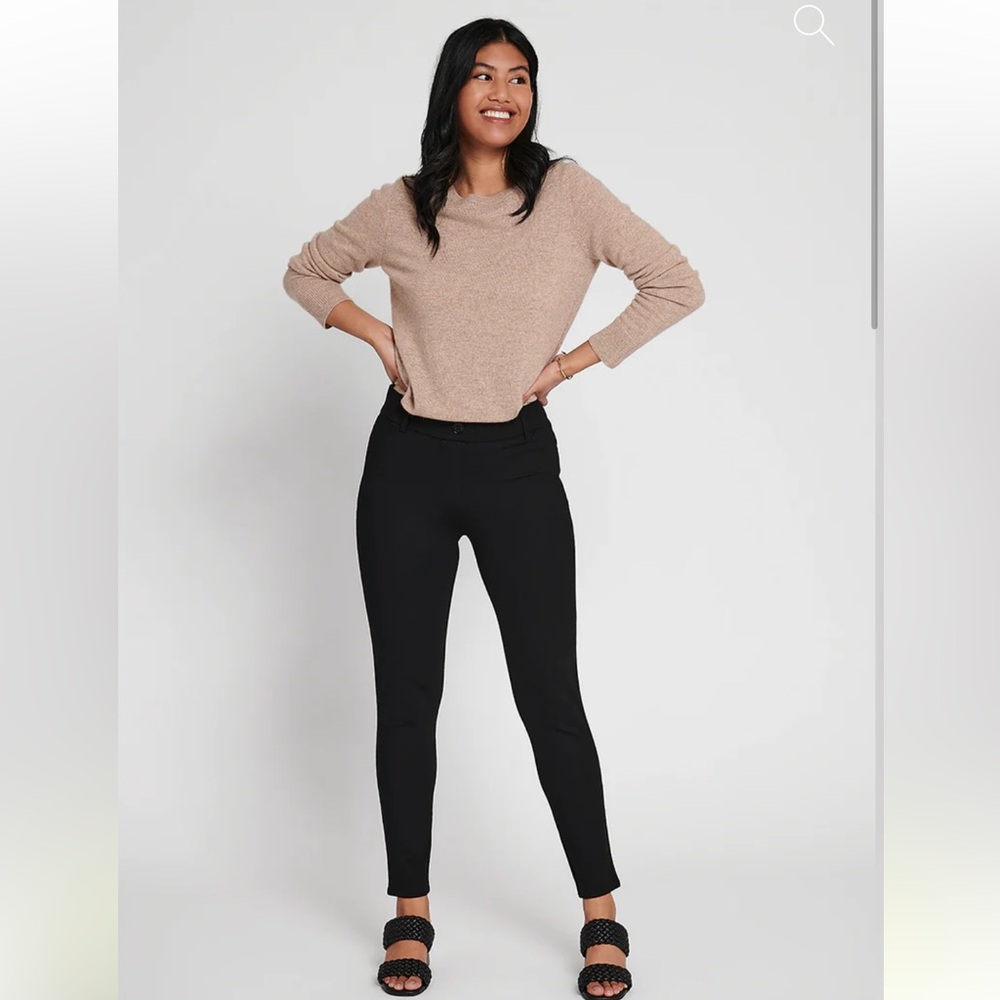 Betabrand - Skinny-Leg | Cigarette  Dress Pant Yoga Pants (Size S)